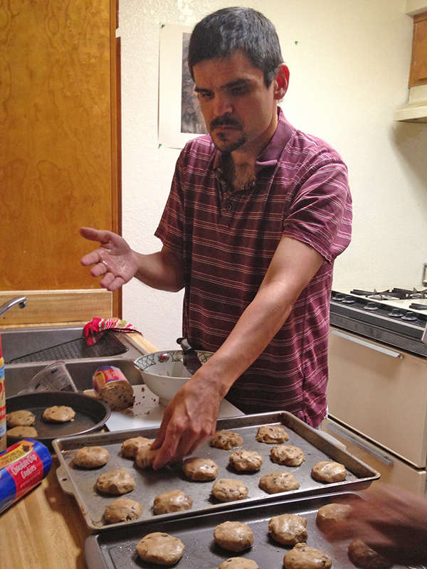 Adrian Baking Cookies