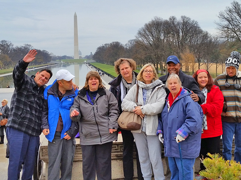 Group Pic Reflecting Pool
